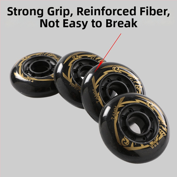 ROSELLE PU τροχός για inline πατίνια — μονής σειράς, παγκόσμια εφαρμογή, αντοχή στη φθορά, υψηλός επαναφορά