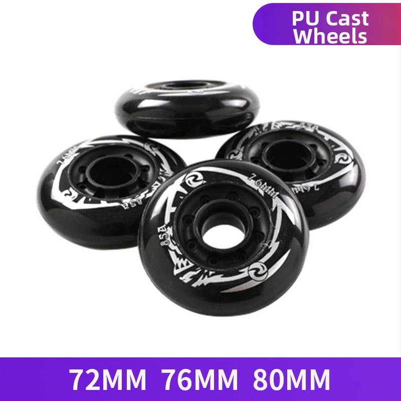 ROSELLE PU τροχός για inline πατίνια — μονής σειράς, παγκόσμια εφαρμογή, αντοχή στη φθορά, υψηλός επαναφορά