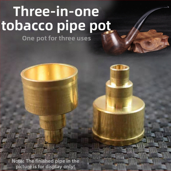 Mosadzová hlava fajky – trojúčelová, opakovane použiteľný doplnok na fajčenie (Kód: Three-Purpose Smoking Pot Head)