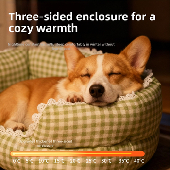 Легло за домашни любимци за четири сезона с дантелен дизайн, за малки породи, вътрешна употреба, без монтаж, топло и лесно за почистване