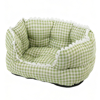 Легло за домашни любимци за четири сезона с дантелен дизайн, за малки породи, вътрешна употреба, без монтаж, топло и лесно за почистване