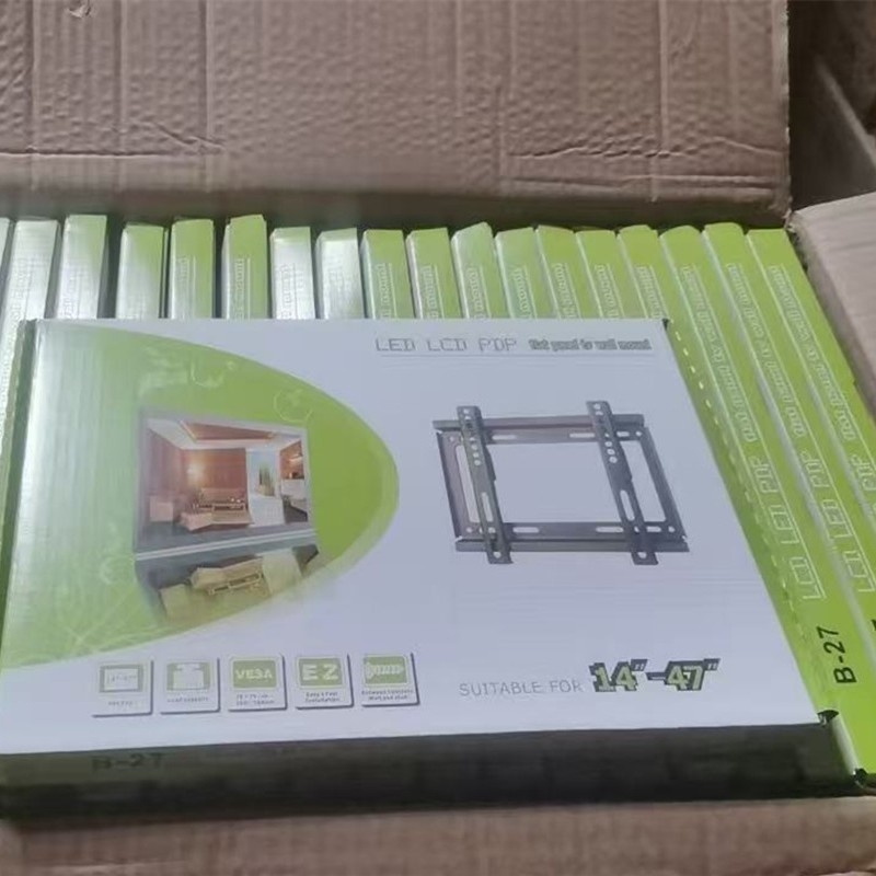Zidni nosač za TV BG-1, metalni nosač od željeza, podržava do 15 kg, zidna montaža, mehaničko podešavanje