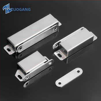 Μαγνήτης πόρτας ντουλαπας από ανοξείδωτο χάλυβα με παχιά μεταλλική πλάκα, μάρκα Left Steel, μοντέλο bxgcx, κατάλληλος για πόρτες ντουλαπών, πόρτες δωματίων και πυρασφάλειας