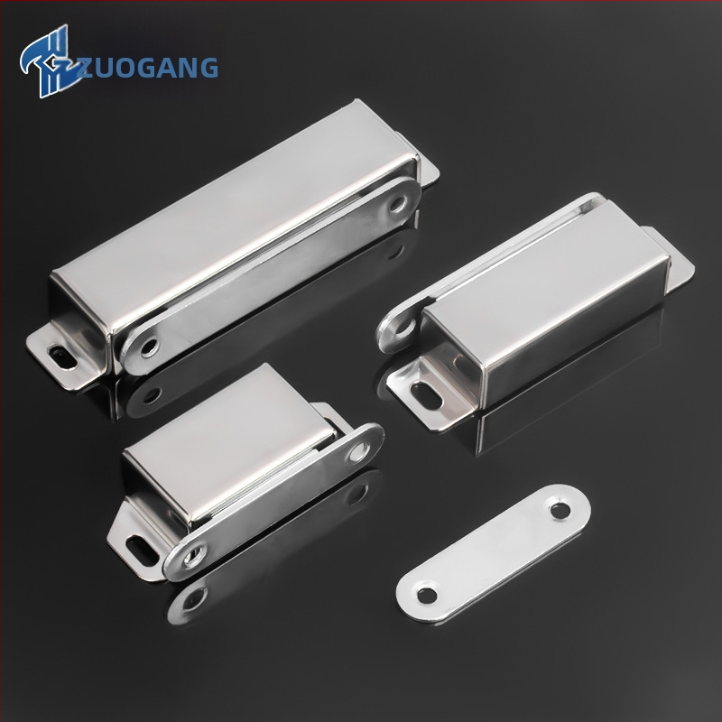 Μαγνήτης πόρτας ντουλαπας από ανοξείδωτο χάλυβα με παχιά μεταλλική πλάκα, μάρκα Left Steel, μοντέλο bxgcx, κατάλληλος για πόρτες ντουλαπών, πόρτες δωματίων και πυρασφάλειας