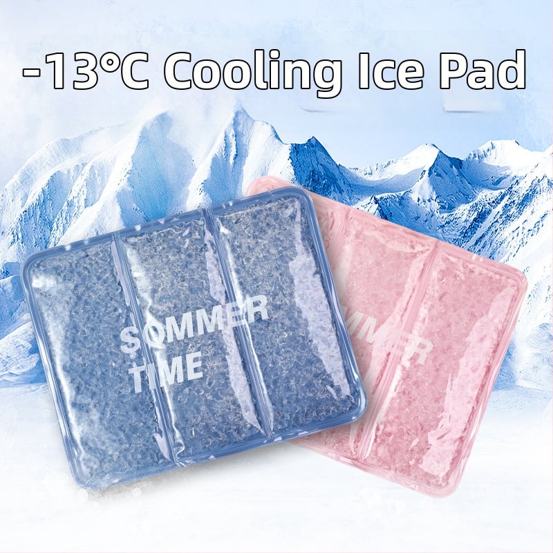 Ледена подложка за охлаждане с PVC покритие, пълнена с ледени кристали, марка Rong Ling, за защита от прегряване и охлаждане, тегло 1150 g