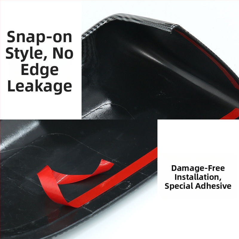 Kryt spätného zrkadla Tesla Model 3/Y – ABS, lepené dolné puzdro krytu, rám šošovky