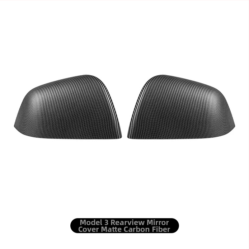 Kryt spätného zrkadla Tesla Model 3/Y – ABS, lepené dolné puzdro krytu, rám šošovky