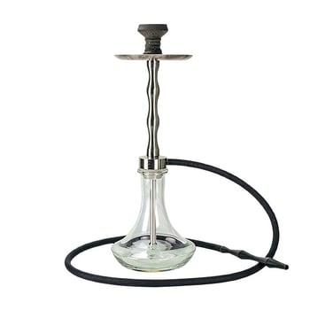 OKHOOKAH nehrđajući čelik Hookah – velika jednodijelna arapska vodena lula, kompletan prijenosni set, model ZLX-57-3003