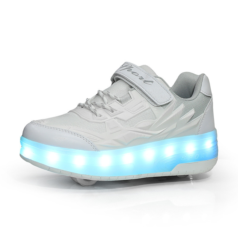 Παιδικά παπούτσια με ρόδες, φωτεινά και φορτιζόμενα, μάρκα New Code (Mob shoes)