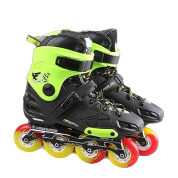 Inline πατίνια με PVC επάνω μέρος, PU τροχοί, σόλα από τένοντα βοείου, τροχοί σε μία σειρά
