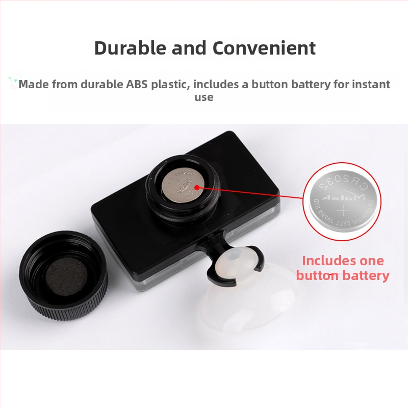 Akvarijski termometar s elektroničkim digitalnim zaslonom; visoka preciznost mjerenja temperature vode; ekološki ABS materijal.