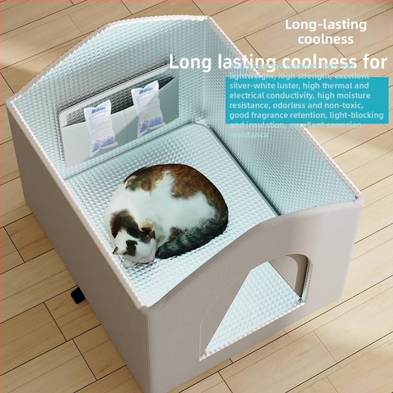 Гнездо за котки – дишащ плат, за лято и пролет, за вътрешна употреба, с възможност за персонализация