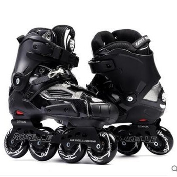 Πατίνια Roller - unisex, επάνω μέρος από δέρμα αγελάδας, PU τροχοί, σόλα TPR, σχεδιασμός με ένα τροχό
