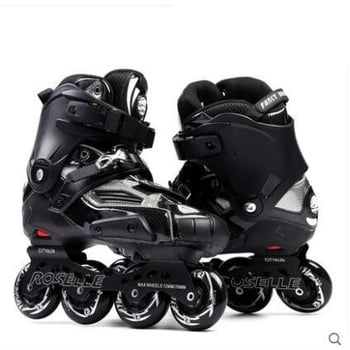 Πατίνια Roller - unisex, επάνω μέρος από δέρμα αγελάδας, PU τροχοί, σόλα TPR, σχεδιασμός με ένα τροχό