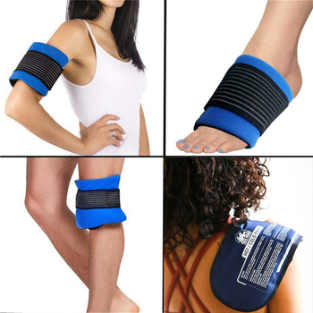 Huize Gel vrećica za led s najlonskim remenom za toplu i hladnu terapiju, oporavak sportskih ozljeda, 260 g