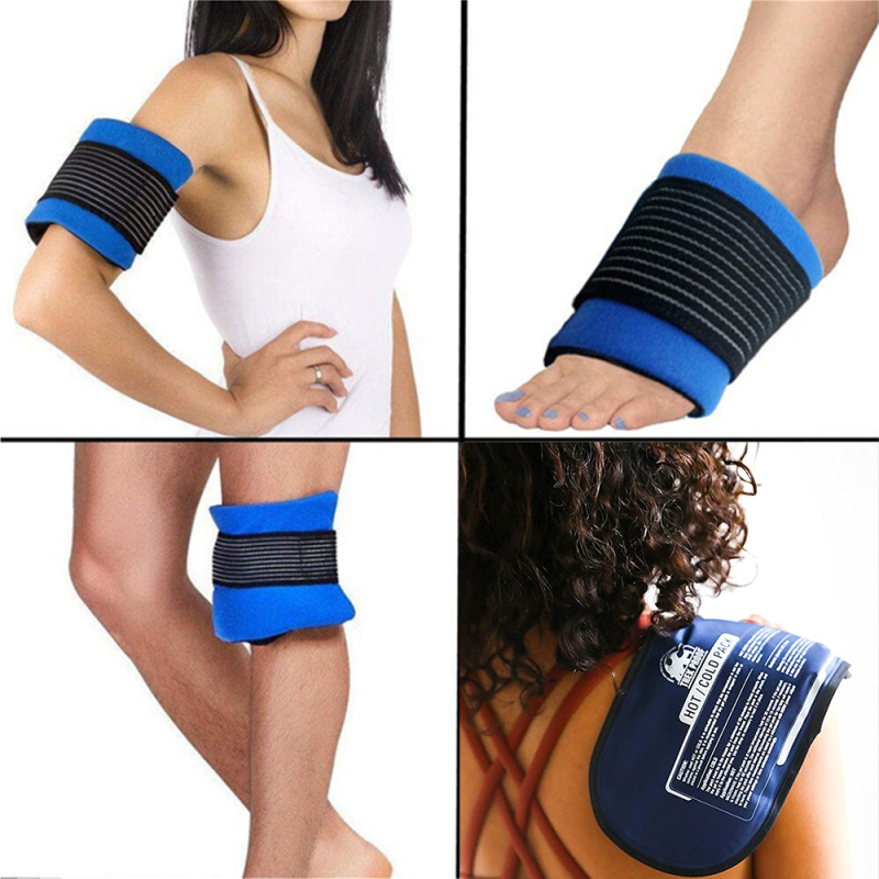 Huize Gel vrećica za led s najlonskim remenom za toplu i hladnu terapiju, oporavak sportskih ozljeda, 260 g
