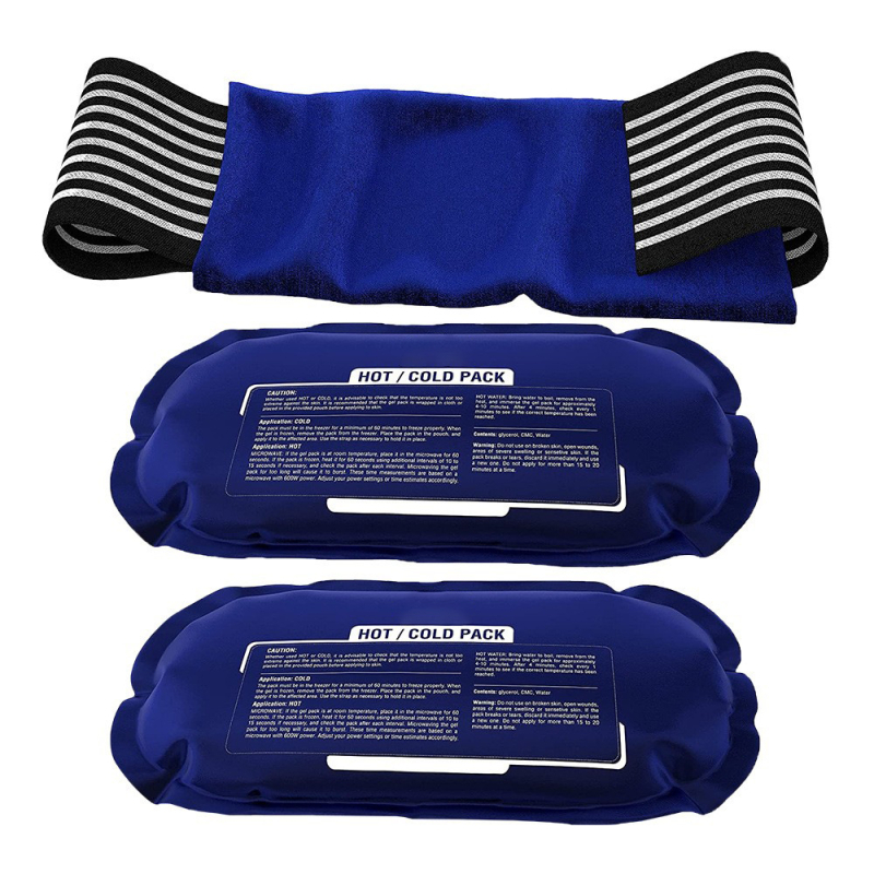 Huize Gel vrećica za led s najlonskim remenom za toplu i hladnu terapiju, oporavak sportskih ozljeda, 260 g