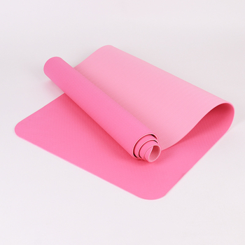 Joga prostirka, TPE materijal, 6 mm debljina, 900 g težine, linija poza, protuklizna