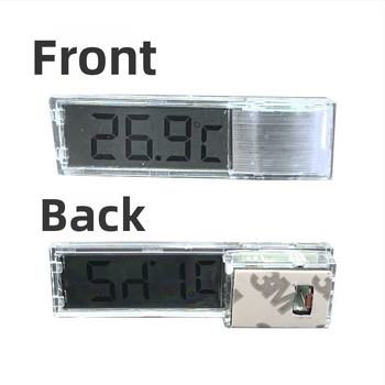 Termometar za vodu akvarija s LED LCD zaslonom, vanjski montažni, vodootporan