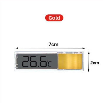 Termometar za vodu akvarija s LED LCD zaslonom, vanjski montažni, vodootporan