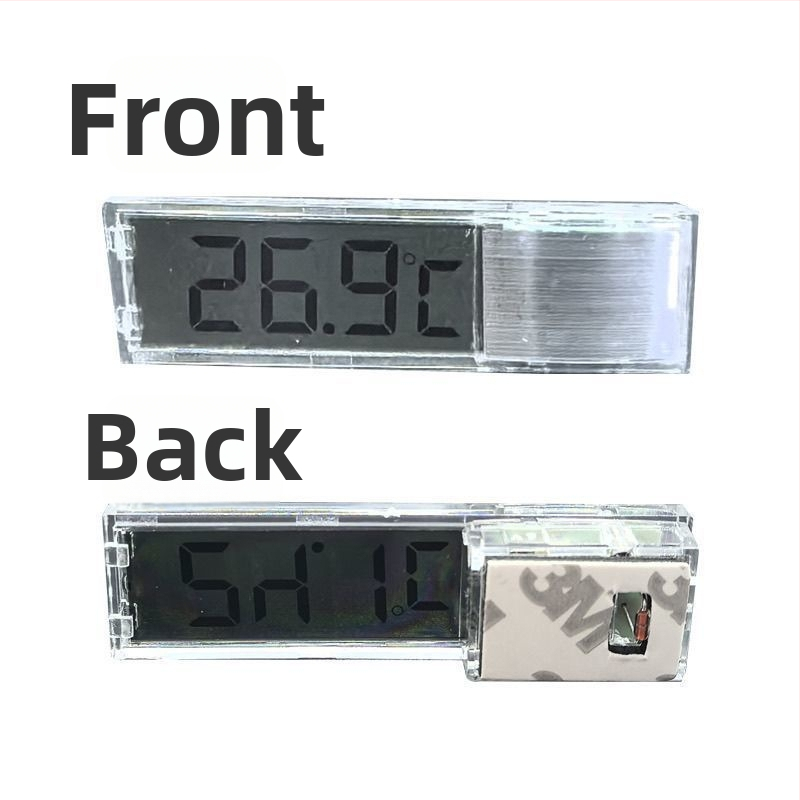 Termometar za vodu akvarija s LED LCD zaslonom, vanjski montažni, vodootporan