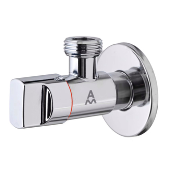 Amico trokutasti ventil - 1/2 inčni navoj, 304 nehrđajući čelik, model JF3001, 0,6 MPa, DN15s