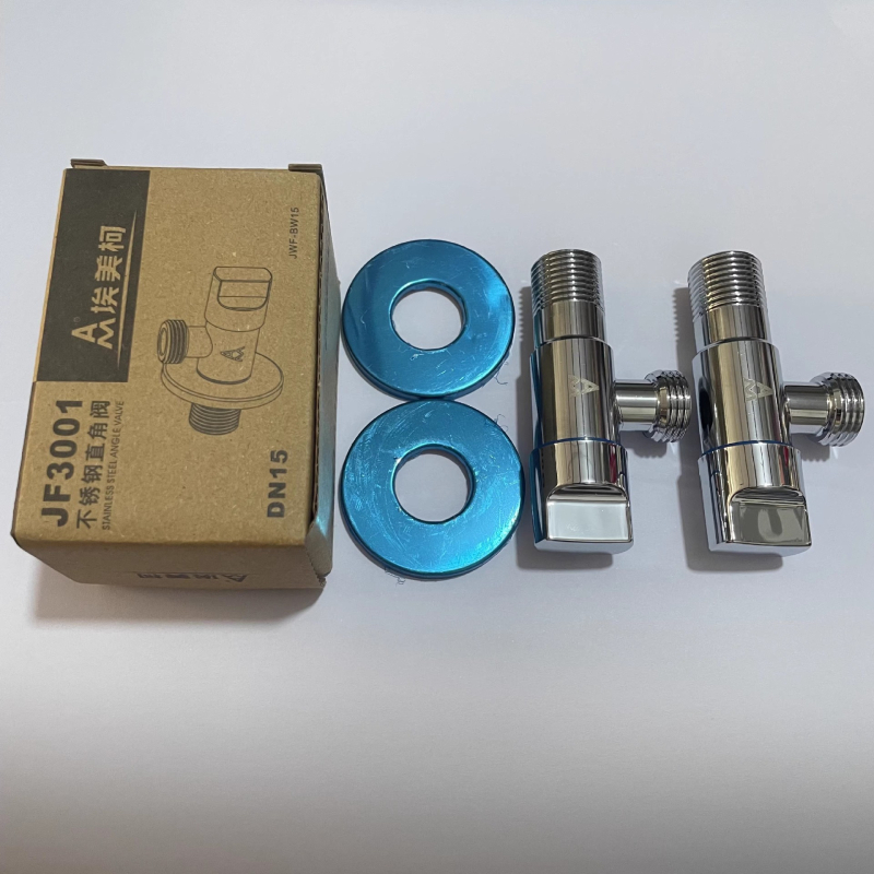 Amico trokutasti ventil - 1/2 inčni navoj, 304 nehrđajući čelik, model JF3001, 0,6 MPa, DN15s