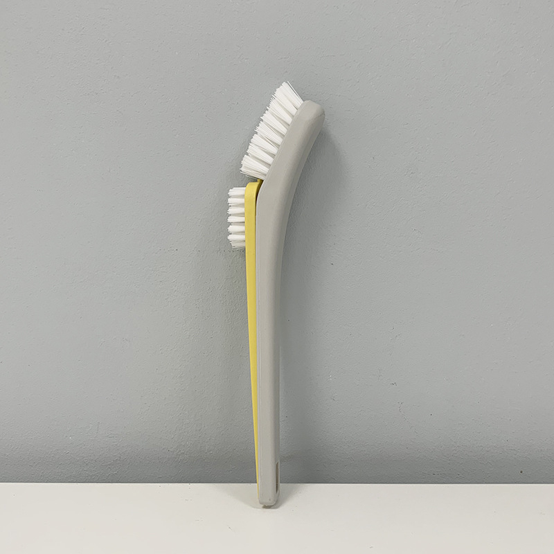 Četkica za cipele s tvrdim plastičnim dlačicama, 2-in-1 dizajn, kućna upotreba – čišćenje cipela, odjeće i kuhinje