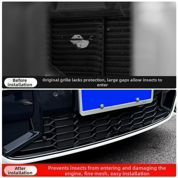 Dishan ABS и King Kong мрежа за долна решетка за BMW 3 серия (2023–2025) — защита от насекоми, защита от прах, подобряване на външния вид