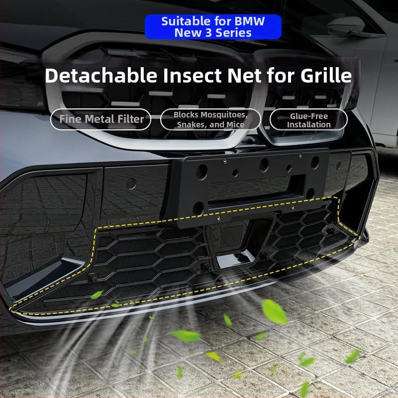 Dishan ABS и King Kong мрежа за долна решетка за BMW 3 серия (2023–2025) — защита от насекоми, защита от прах, подобряване на външния вид