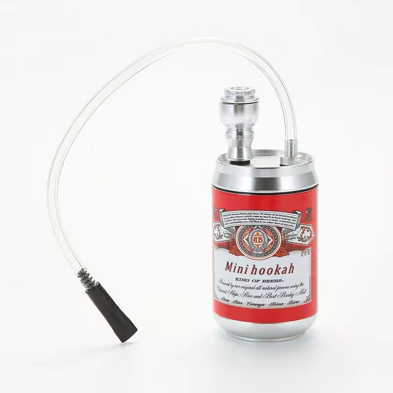 Narghilea din aluminiu, marca Yhy, stil modern minimalist, reutilizabil, imprimare logo disponibilă