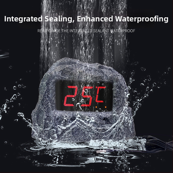 Kúpeľný teplomer s kamenným vzhľadom, vodotesný digitálny displej — Značka An shengyi