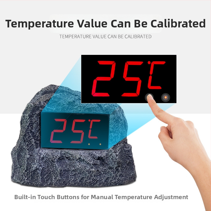 Kúpeľný teplomer s kamenným vzhľadom, vodotesný digitálny displej — Značka An shengyi