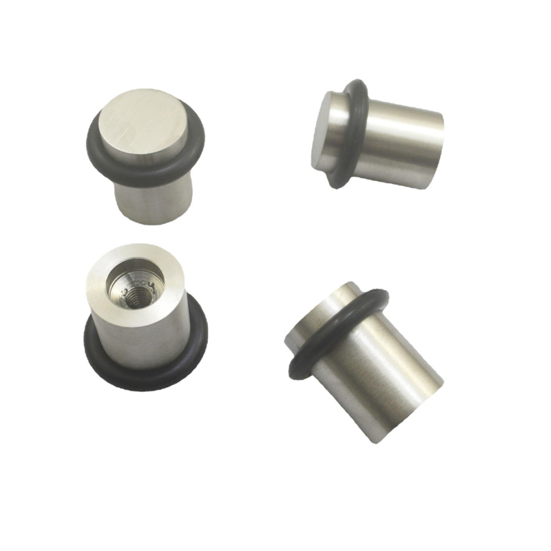 DA-020 dovodnik vrata od nehrđajućeg čelika, zidni montažni, tip dovodnik, moderni minimalistički stil