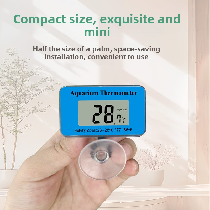 ABS materijal, akvarijski vodomjer, mjeri temperaturu vode u akvariju; dopuštene privatne marke