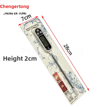 TP300 kuchynský teplomer - Digitálny barbecue a kuchynský teplomer, rozsah -50°C až 300°C, rozlíšenie 0,1°C, pre vodu, olej, mlieko a pečenie