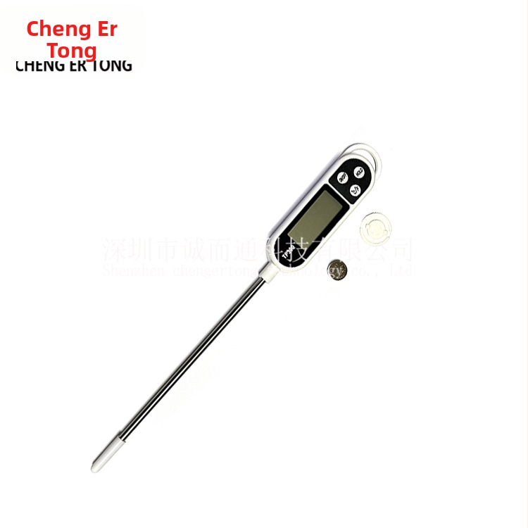 TP300 kuchynský teplomer - Digitálny barbecue a kuchynský teplomer, rozsah -50°C až 300°C, rozlíšenie 0,1°C, pre vodu, olej, mlieko a pečenie