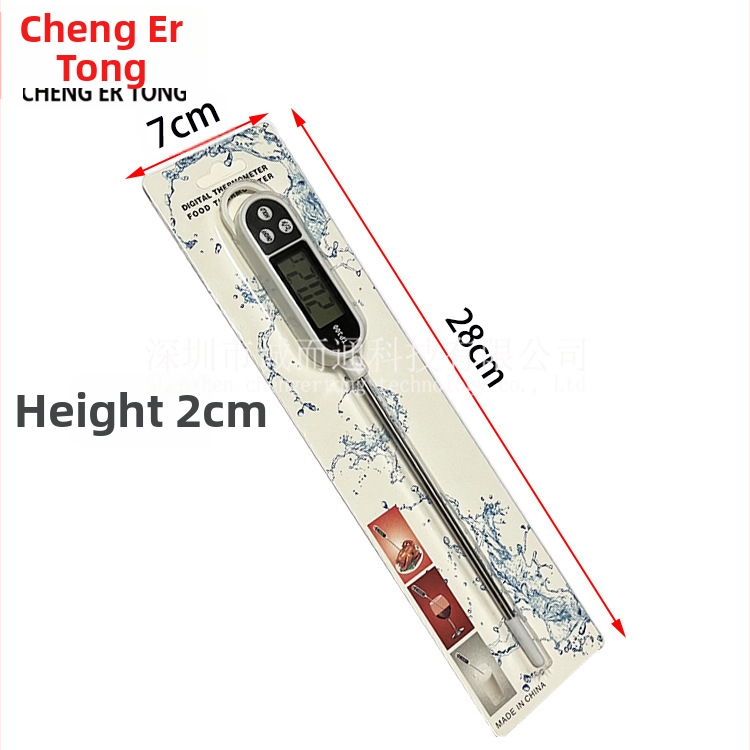 TP300 kuchynský teplomer - Digitálny barbecue a kuchynský teplomer, rozsah -50°C až 300°C, rozlíšenie 0,1°C, pre vodu, olej, mlieko a pečenie