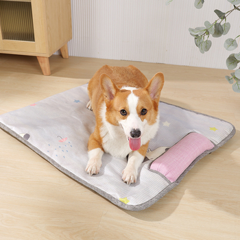 Охлаждаща подложка за кучета, дишаща полиестерна, подходяща за всички сезони, за кучета, пране с вода