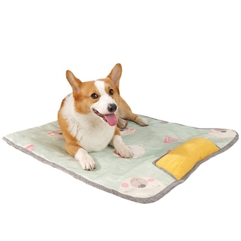 Охлаждаща подложка за кучета, дишаща полиестерна, подходяща за всички сезони, за кучета, пране с вода