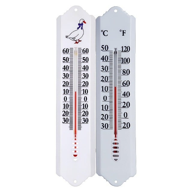 Стъклен термометър с метална стъклена тръба за вътрешно/външно ползване в градината — Seiko термометър, Yiwu, Китай