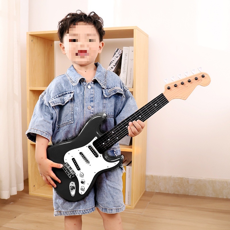 Dječja ukulele igračka, plastična, potiče intelektualni razvoj i zanimanje, za uzrast 0–3 godine