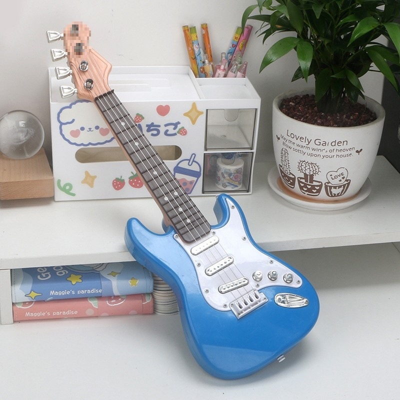 Dječja ukulele igračka, plastična, potiče intelektualni razvoj i zanimanje, za uzrast 0–3 godine