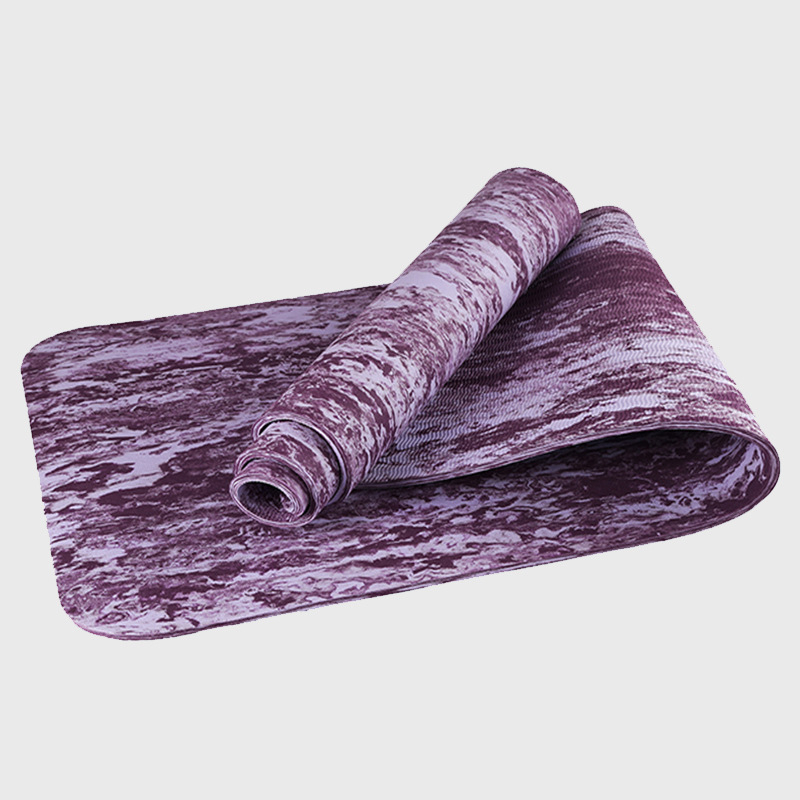 K-FIT TPE joga prostirka s geometrijskim uzorkom, debljina 6 mm, težina 500 g