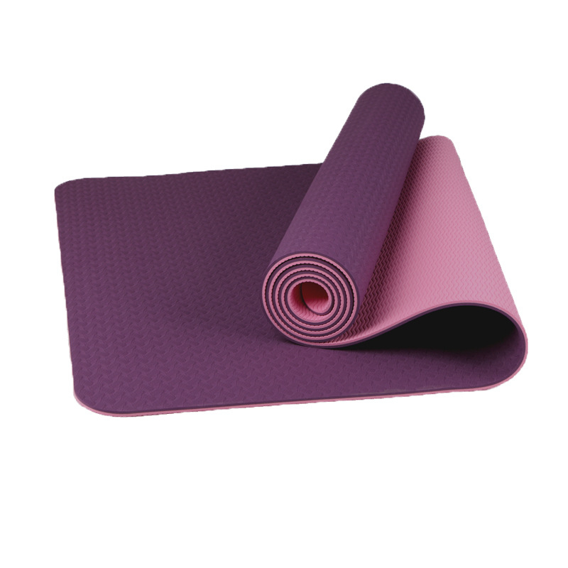Joga mat, debljine 6–8 cm, jednobojni dizajn, mogućnost prilagodbe, pogodna za fitness i ples.