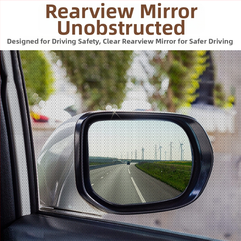 Δίχτυ εντόμων για πλαϊνά παράθυρα αυτοκινήτου – δίχτυ προστασίας από κουνούπια για καθολικά πλαϊνά, σκίαση, μινιμαλιστικό στυλ, προσαρμογή