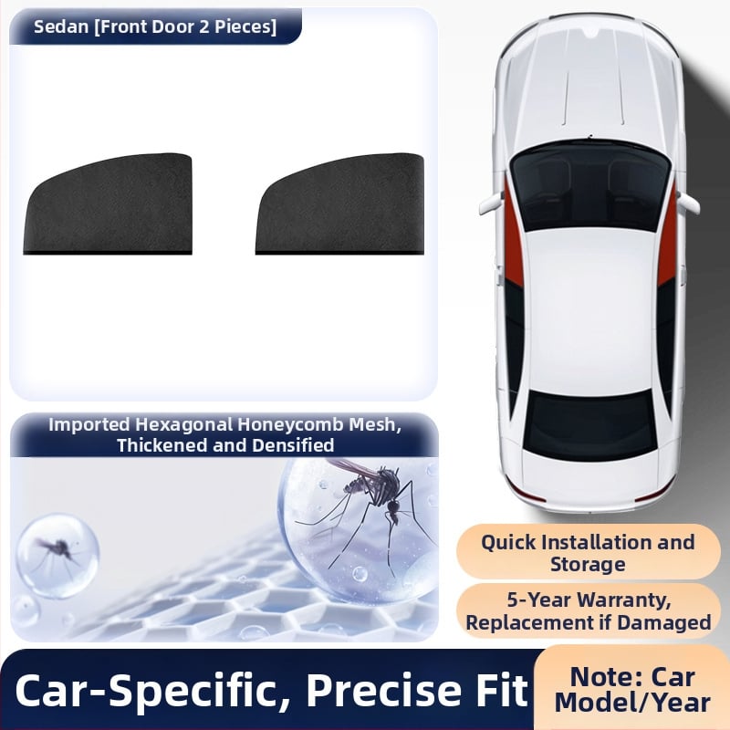 Δίχτυ εντόμων για πλαϊνά παράθυρα αυτοκινήτου – δίχτυ προστασίας από κουνούπια για καθολικά πλαϊνά, σκίαση, μινιμαλιστικό στυλ, προσαρμογή