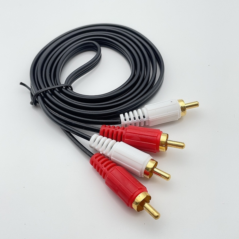 AV аудио кабел с 3,5 мм разделител 1 към 2, златно покритие, CCA проводник, дължина 1,5–20 м