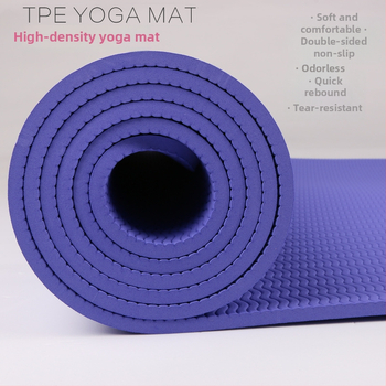 Joga prostirka, dvostrano protivklizna, TPE materijal, debljina 8mm, težina 1100g, Chen Yang