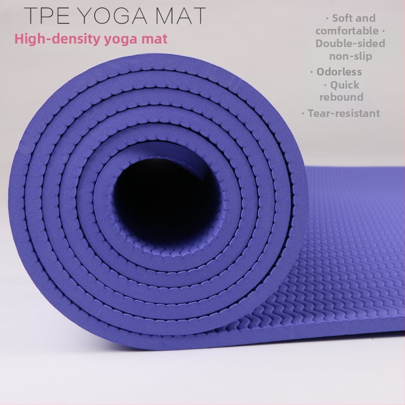 Joga prostirka, dvostrano protivklizna, TPE materijal, debljina 8mm, težina 1100g, Chen Yang